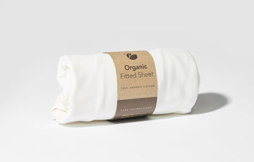 Organic Crib Sheet in packaging